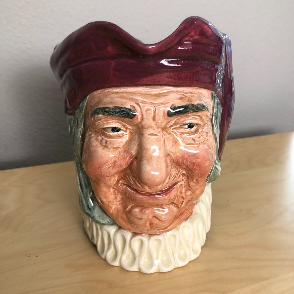 New Vintage ROYAL DOULTAN Toby Simon The Cellarer Beverage Pitcher